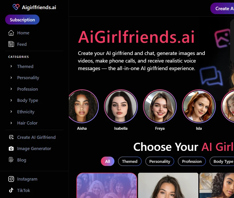 Source interface capture: Aigf Home
